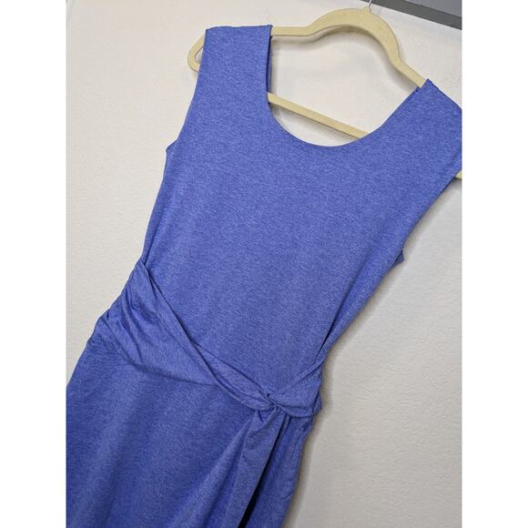 Patagonia Sleeveless Tank Dress Midi Length Heathered Blue Womens Size Small - Picture 2 of 9